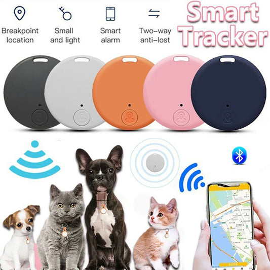 Smart Pet GPS Tracker Anti-lost Alarm Tag Wireless Bluetooth5.0 Tracker Child Bag Wallet Tracking Finder Locator Anti Lost Alarm