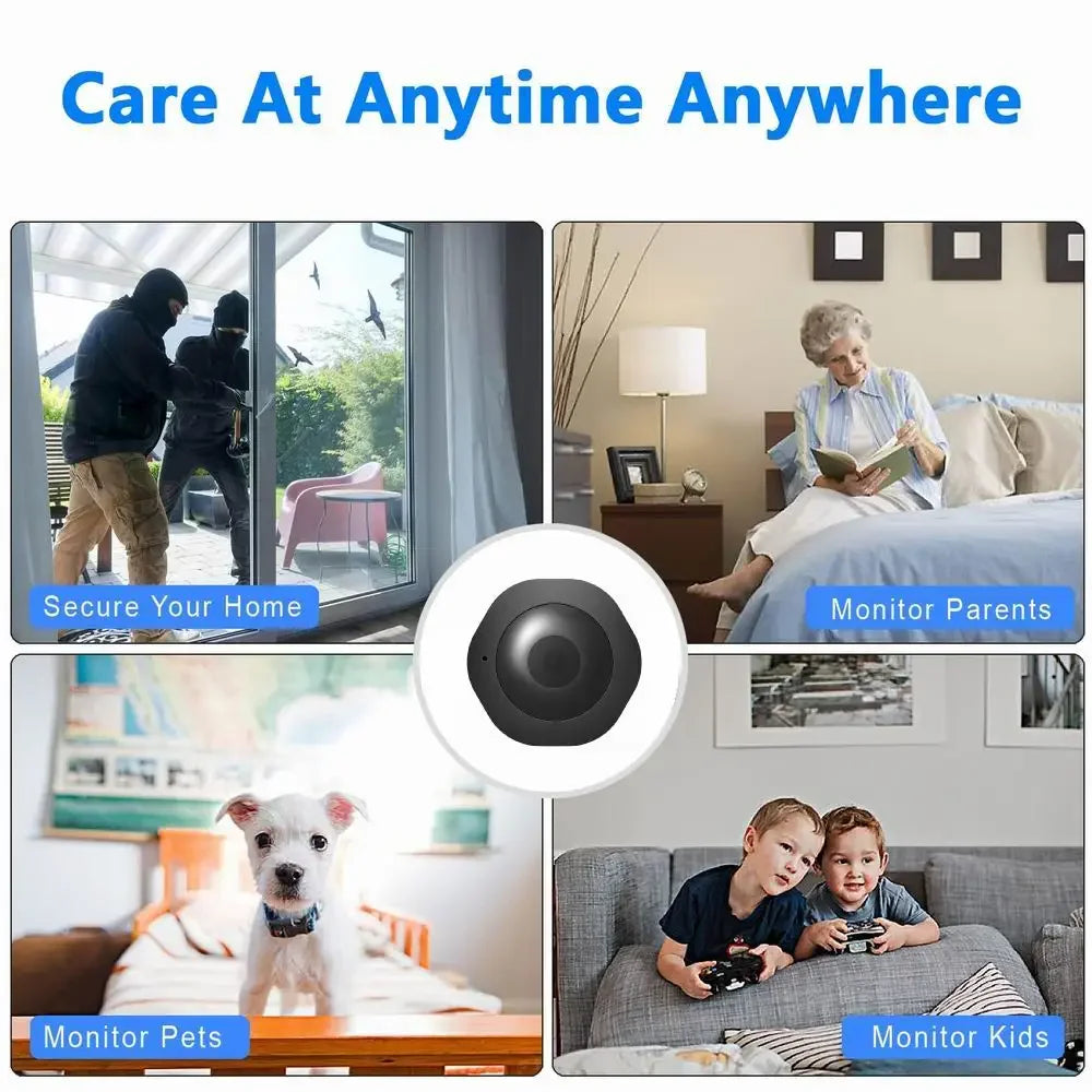 4K 1080p HD Mini Wireless Camera Portable Cam Espion Invisible IR-CUT Night Version Camcorder Wifi Multi-user Remote Monitor TF